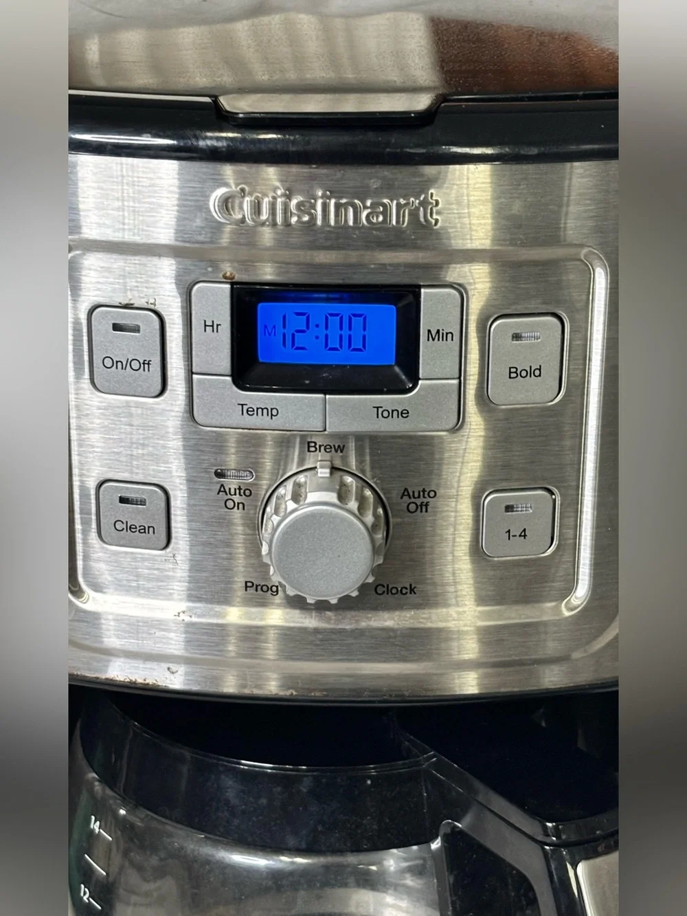 Cuisinart Black and Stainless Steel 12-Cup Drip Coffee Maker
